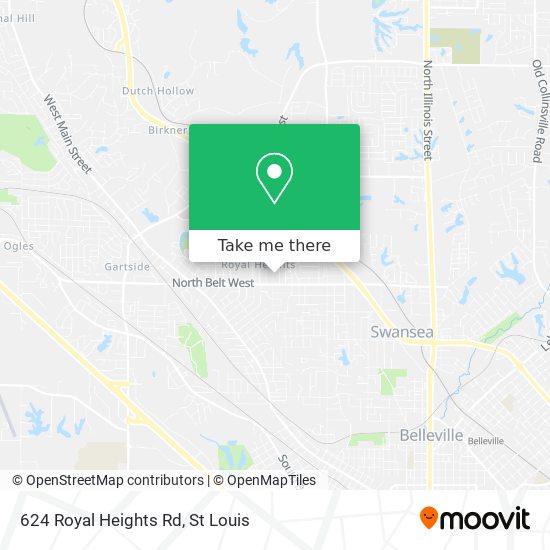 Mapa de 624 Royal Heights Rd