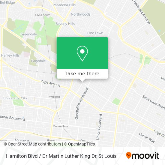 Mapa de Hamilton Blvd / Dr Martin Luther King Dr