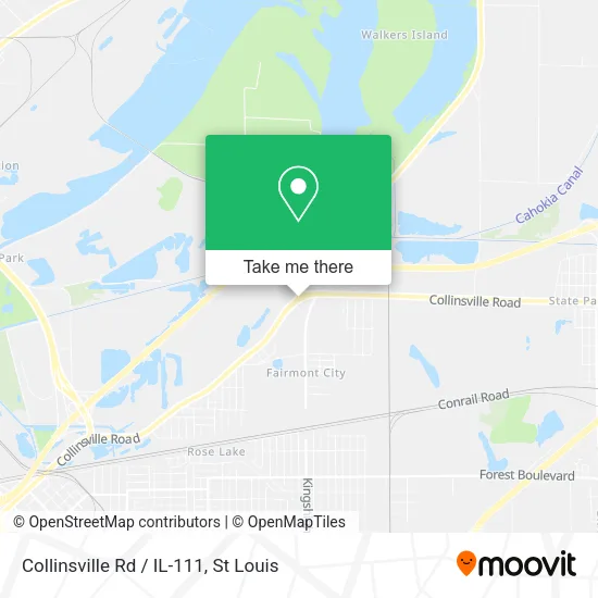 Collinsville Rd / IL-111 map