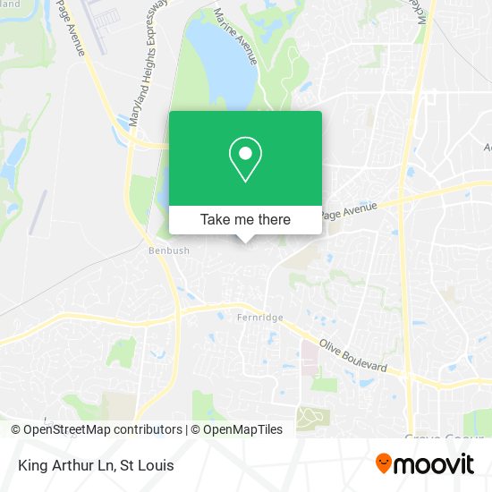 Mapa de King Arthur Ln