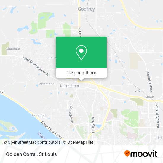 Mapa de Golden Corral