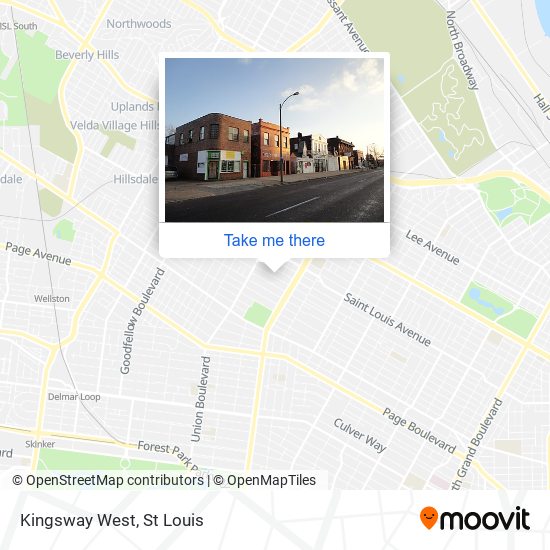 Mapa de Kingsway West