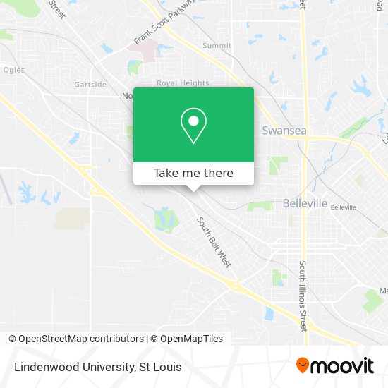 Mapa de Lindenwood University