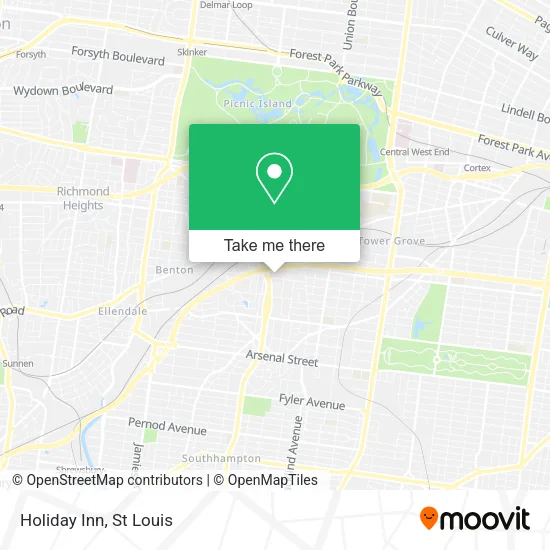 Holiday Inn map