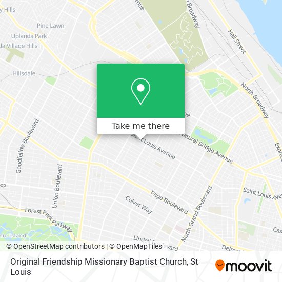 Mapa de Original Friendship Missionary Baptist Church