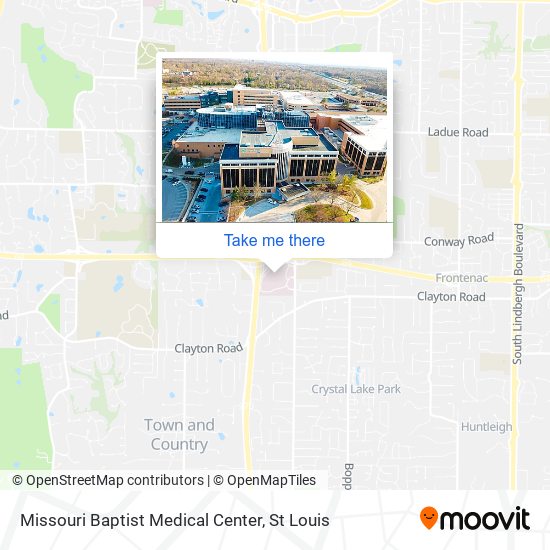 Missouri Baptist Medical Center map