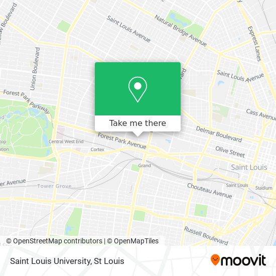 Saint Louis University map