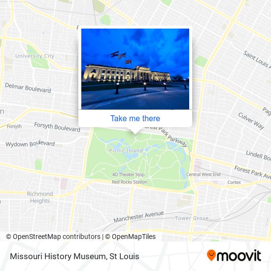 Missouri History Museum map