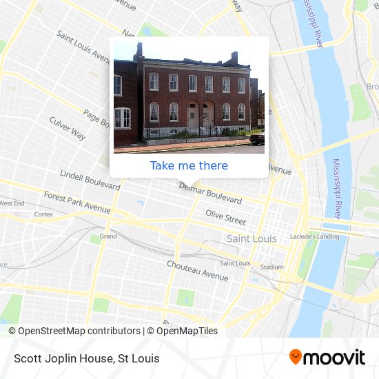 Scott Joplin House map