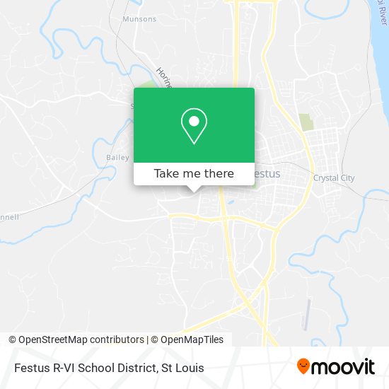 Mapa de Festus R-VI School District