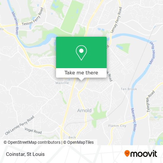 Mapa de Coinstar