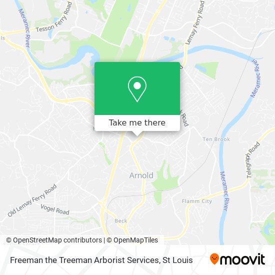 Mapa de Freeman the Treeman Arborist Services
