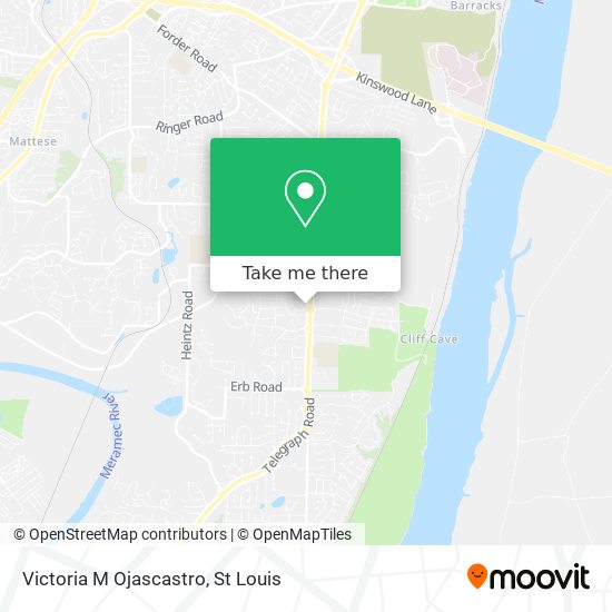 Victoria M Ojascastro map
