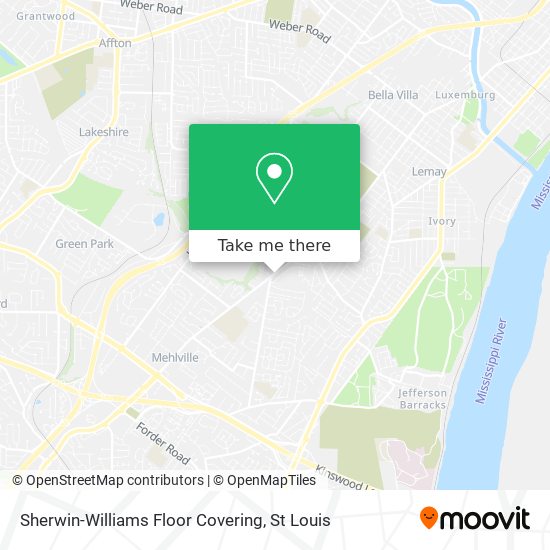 Sherwin-Williams Floor Covering map
