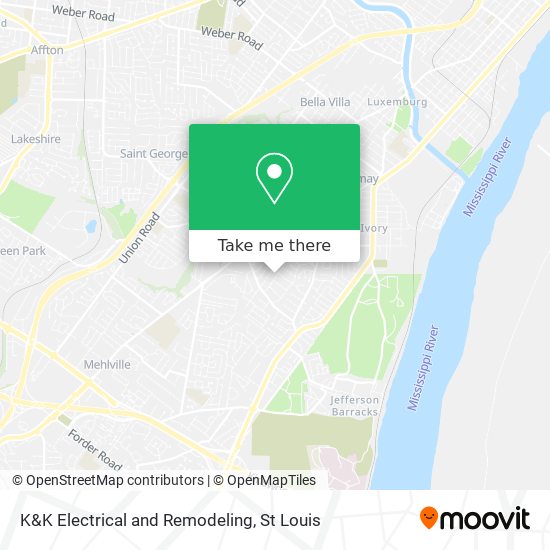 K&K Electrical and Remodeling map