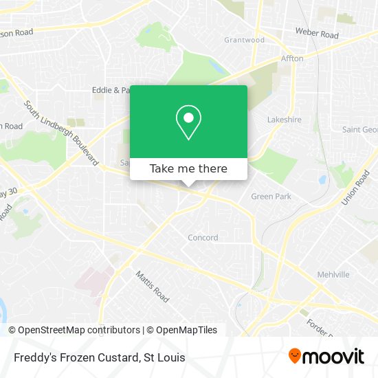 Mapa de Freddy's Frozen Custard