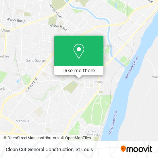Clean Cut General Construction map