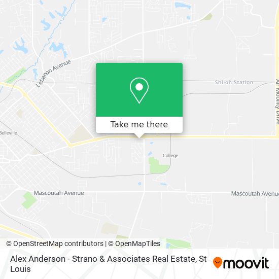 Mapa de Alex Anderson - Strano & Associates Real Estate