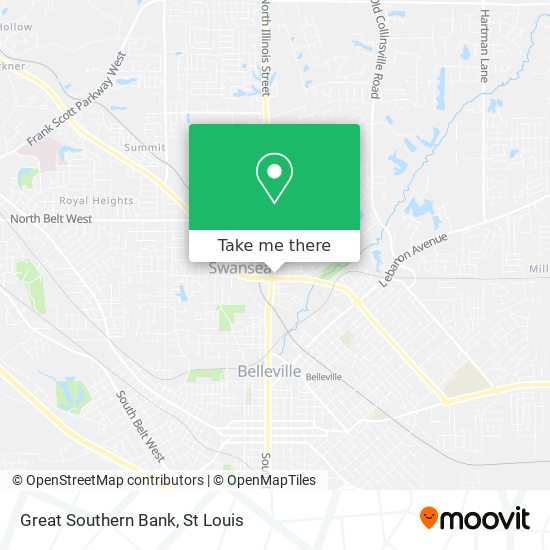 Mapa de Great Southern Bank