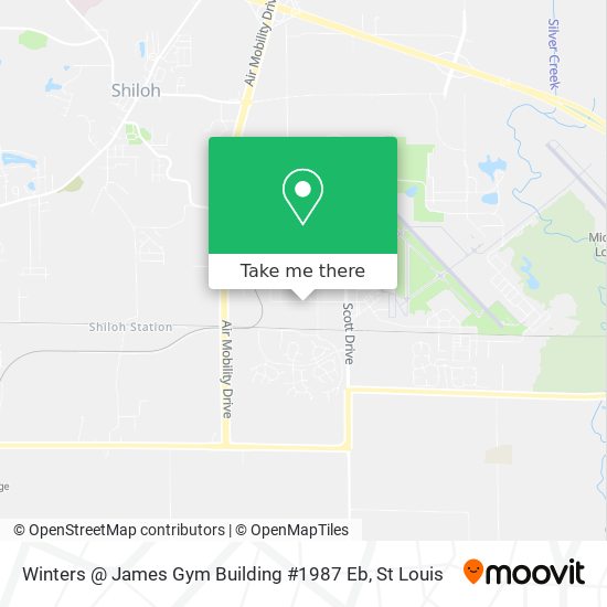 Winters @ James Gym Building #1987 Eb map