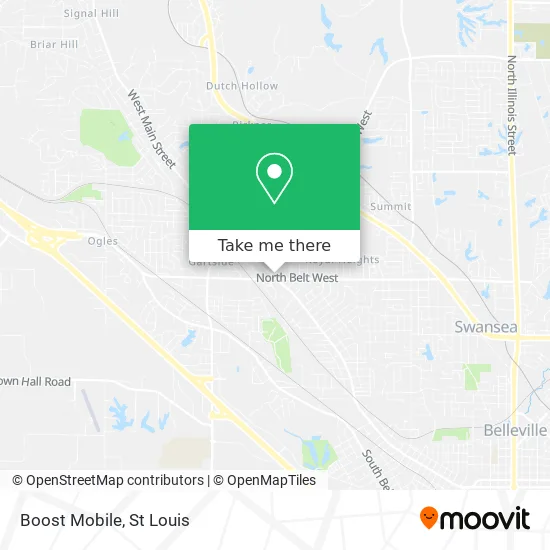 Boost Mobile map