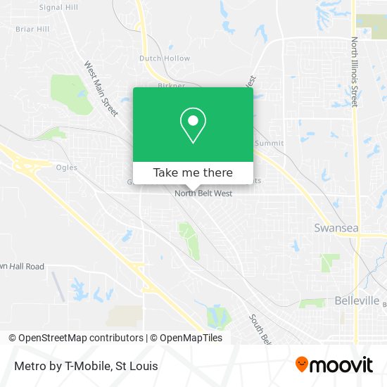 Mapa de Metro by T-Mobile