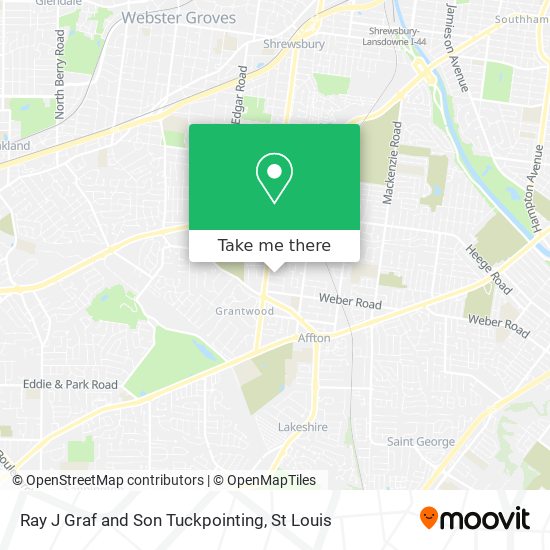 Ray J Graf and Son Tuckpointing map