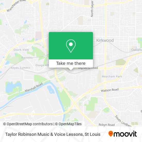 Taylor Robinson Music & Voice Lessons map