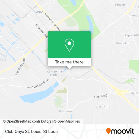 Club Onyx St. Louis map