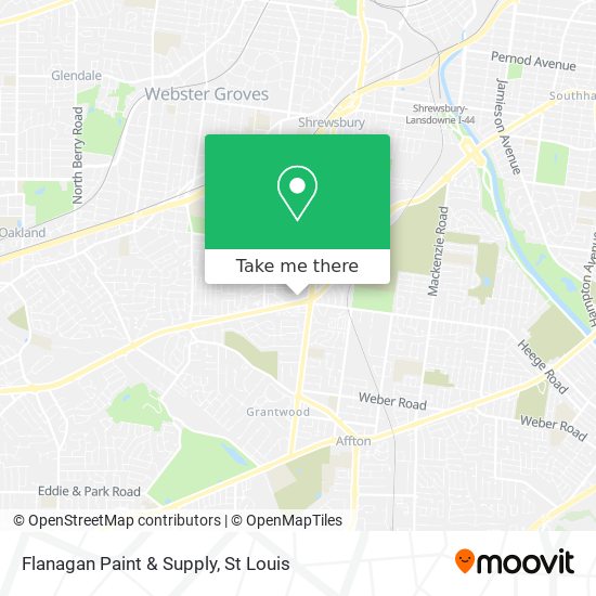 Flanagan Paint & Supply map