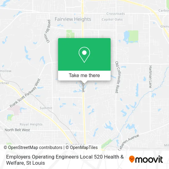 Mapa de Employers Operating Engineers Local 520 Health & Welfare