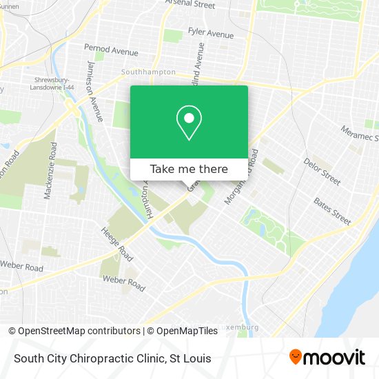 South City Chiropractic Clinic map