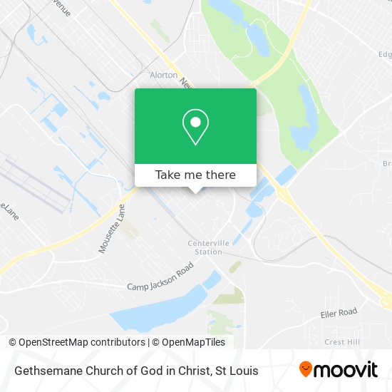 Mapa de Gethsemane Church of God in Christ
