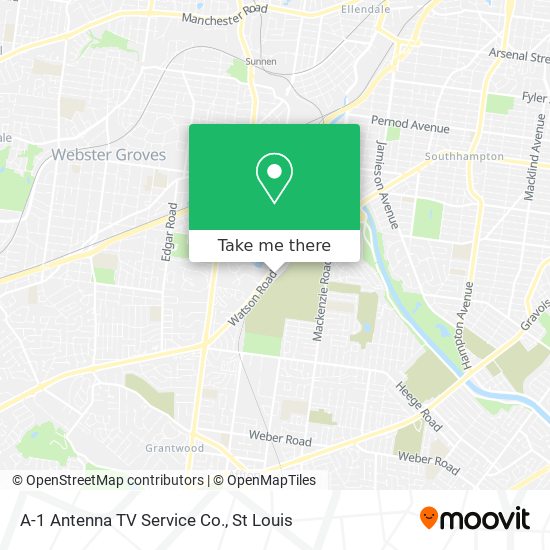 Mapa de A-1 Antenna TV Service Co.