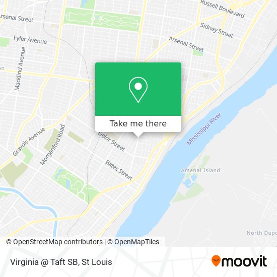 Virginia @ Taft SB map