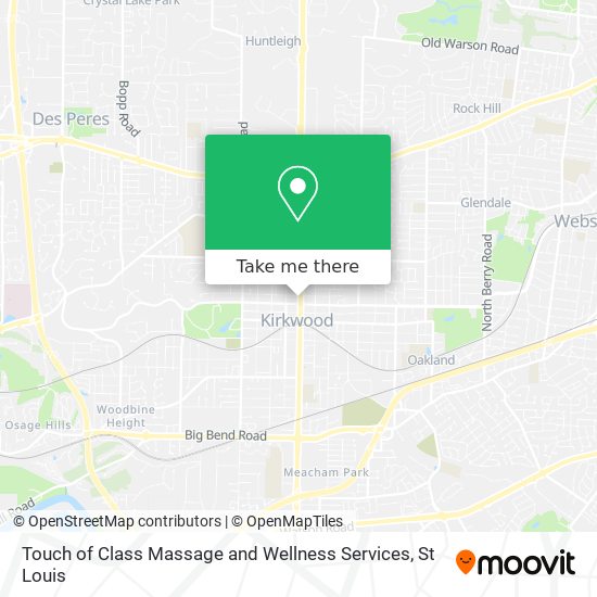 Mapa de Touch of Class Massage and Wellness Services