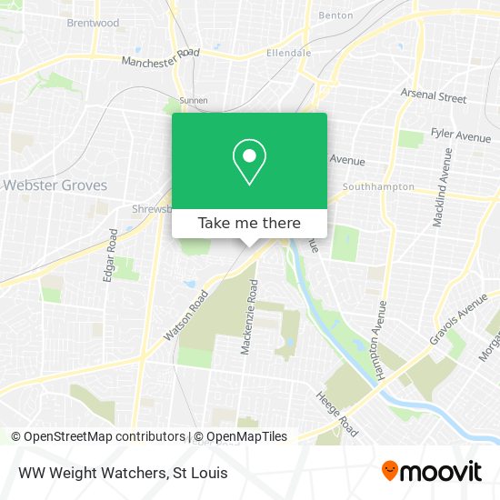 WW Weight Watchers map