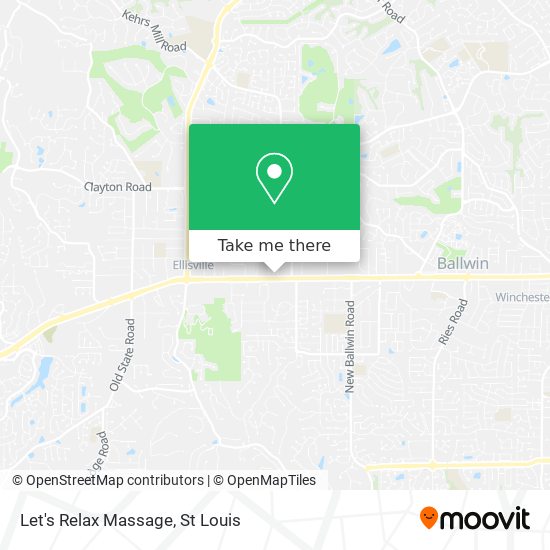 Mapa de Let's Relax Massage