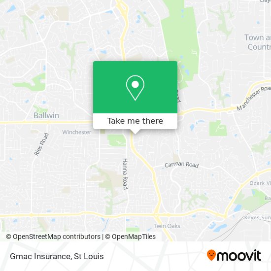 Gmac Insurance map