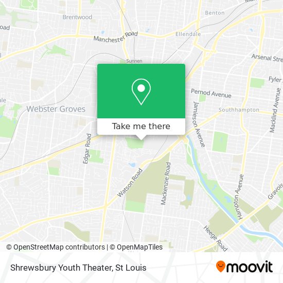 Mapa de Shrewsbury Youth Theater