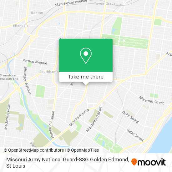 Missouri Army National Guard-SSG Golden Edmond map