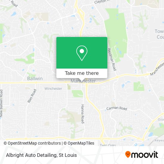 Albright Auto Detailing map