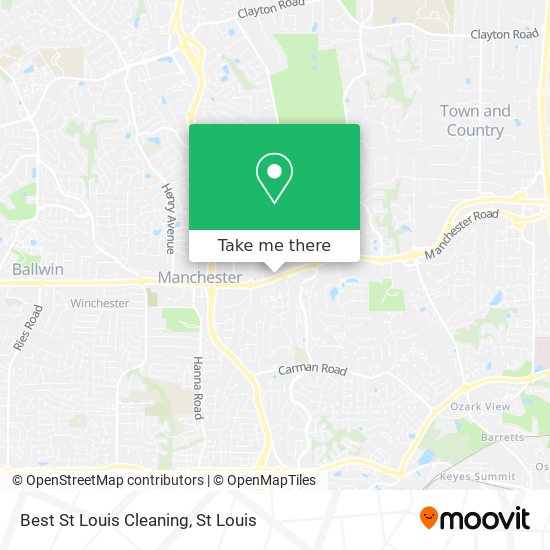Best St Louis Cleaning map