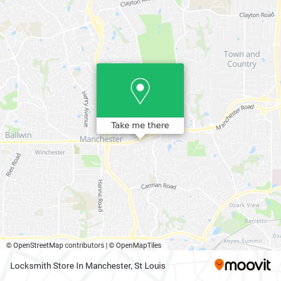 Locksmith Store In Manchester map