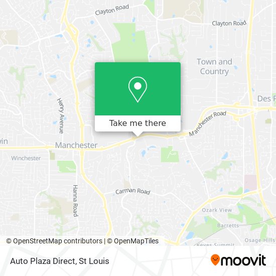 Auto Plaza Direct map