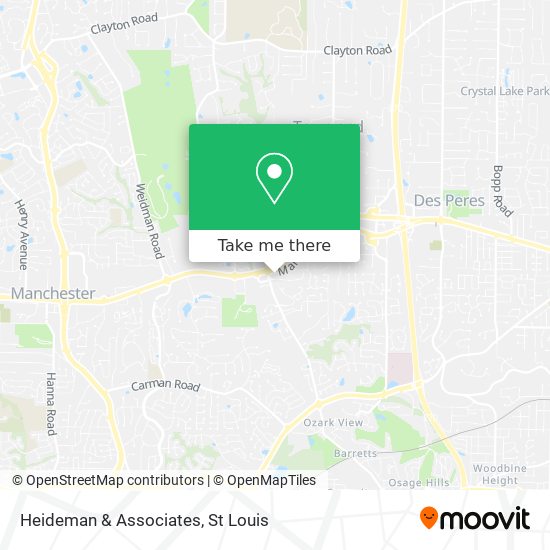 Heideman & Associates map