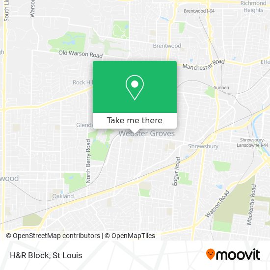 H&R Block map