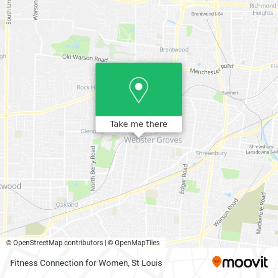 Fitness Connection for Women map