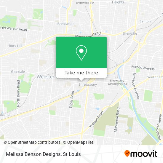 Melissa Benson Designs map