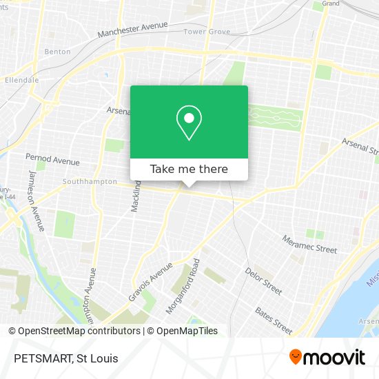 Mapa de PETSMART